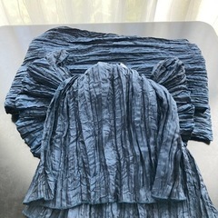 作り帯、紺