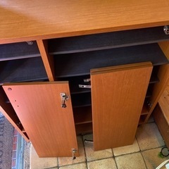 ⭐️決まりました⭐️シューズボックス棚板可動式　引き取り限定の画像