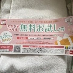 スタジオマリオ 無料券