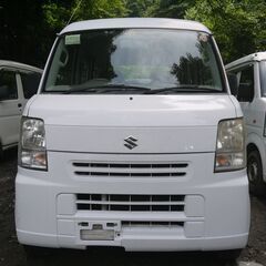 (ID4473)軽バン専門店在庫100台　２５万円　スズキ　エブリイバン　車検付　平成２１年式　諸費用込３００,０００円の画像