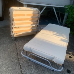 無印良品 折りたたみベッド無料