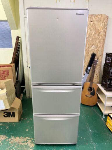★未使用品★NR-C342C-N 自動製氷機 3D冷蔵庫 2021年 335L パナソニック Panasonic 新品約15万円 エコナビ 真中野菜室