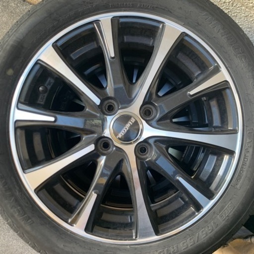 4本ホイールセット　165/55R15