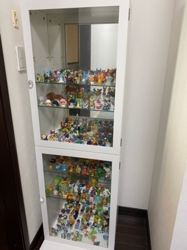 ポケモンソフビ　180体以上　ガラスコレクション棚付き