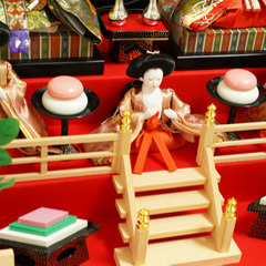 極美品 雛人形　ひな祭り　土人形　お雛様の画像