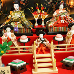 極美品 雛人形　ひな祭り　土人形　お雛様の画像