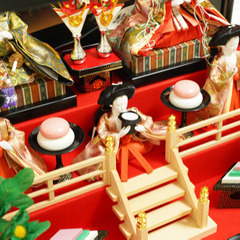 極美品 雛人形　ひな祭り　土人形　お雛様の画像