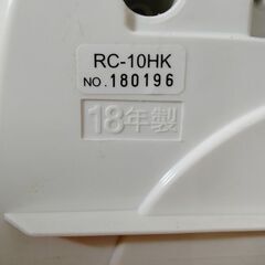 【炊飯器】TOSHIBA RC-10HK 5.5合 IH 2018年 ジャー 炊飯ジャー ホワイトの画像