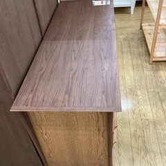 KG-94【新入荷　アウトレット】近藤工芸　ローチェスト　ウォールナット　レッドオーク材の画像