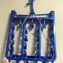 【お譲りします】洗濯　洗濯物干しハンガー【ほぼ未使用】の画像