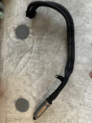 ゼファー400用 雷マフラー