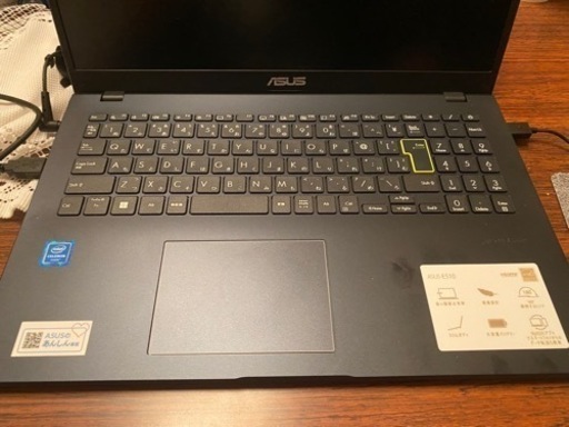 ASUSノートパソコン　7月頭に購入しました