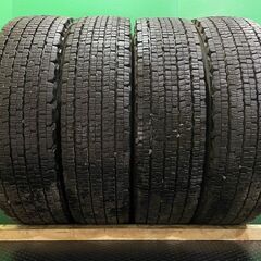 札幌発 引取OK DUNLOP DECTES SP002 225/80R17.5 123/122L 17.5インチ トラックタイヤ スタッドレス 4本 4tトラック ファイター等　(MTT06)クレジットカード QRコード決済可能