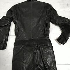 本革ツナギ　レース　ツーリングの画像