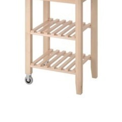 19時半で応募〆切ます※IKEA キッチンワゴン バーチ BEKVAM