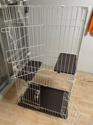 【取りに来てくれる方】猫用ゲージ　原価12800円