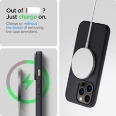Spigen iPhone 13 Pro ケース シリコーン Magsafe対応の画像