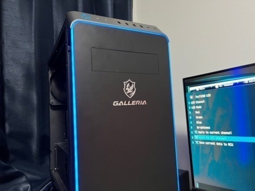 ガレリアケース、マザー使用、ryzen3600,RTX2060