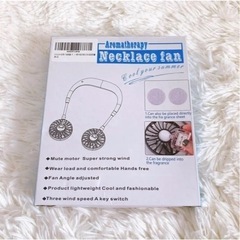 【新品】首掛け扇風機の画像