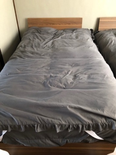【取引者決定 】シングルベッド マットレス掛け布団セット 未使用 2台で