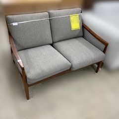J1449 シギヤマ家具 2人掛けソファ LOKSER ロクサー 天然木フレーム