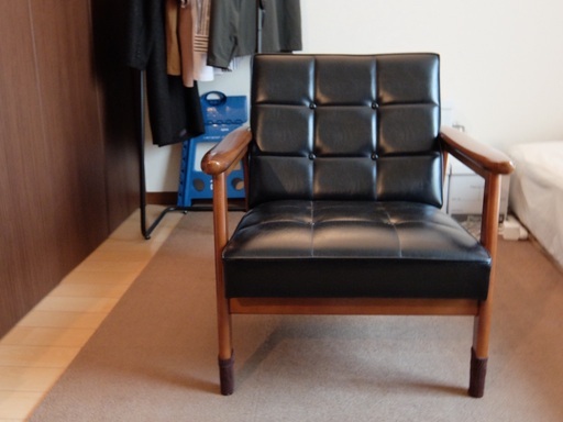 [美品] カリモク60 Kチェア 1シーター ブラック