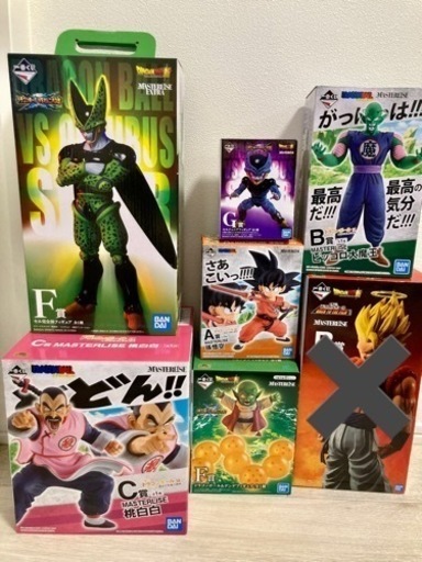 ドラゴンボール　一番くじ　箱とブリスター中敷のみ