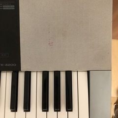 【スタンド•椅子付き】CASIO CTK-4200 キーボードの画像