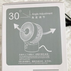【新品未使用】卓上扇風機の画像