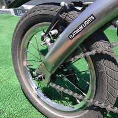 折り畳み自転車 ミニベロ ルノー プラチナライト６ 快適化カスタム済（輪行バッグ付き）の画像