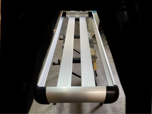 TERZO EA309 ルーフラック ロング シルバー 外寸：150ｘ50ｘ8.6cm