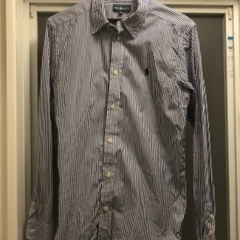 RALPH LAUREN ラルフローレン 長袖ストライプシャツ 170