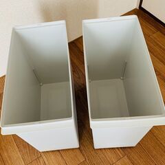 無印良品　ゴミ箱20L（袋止めなし）　キャスター付き