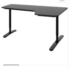 直接引き取りのみ　IKEA　L字デスク　ワークデスク　BEKAN...
