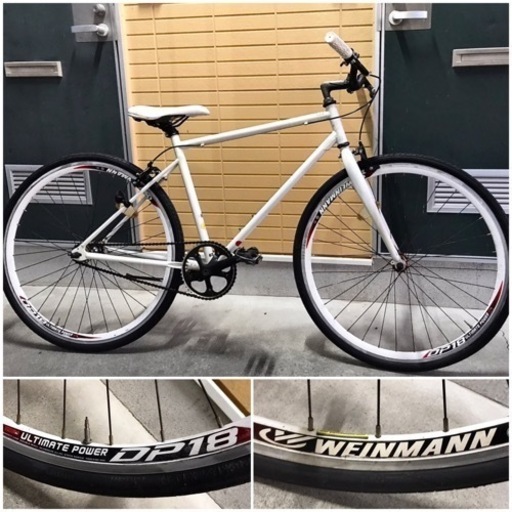 ピストバイク 高額8万円程ホイール付き 固定 フリー 両方 ロードバイク 自転車 クロスバイク マウンテンバイク