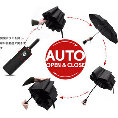 折りたたみ傘 ワンタッチ 自動開閉 軽量　新品未使用の画像