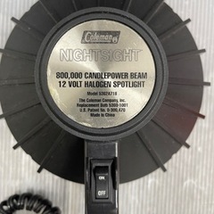 ★白石店★動作OK！ Coleman NIGHTSIGHT スポットライト シガーソケット 車用 キャンプ アウトドア用品 札幌市 白石区 ホームプラスリサイクルの画像