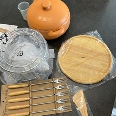 新品チーズフォンデュ鍋の画像