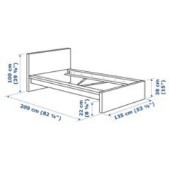 【引き取り】7/26〜7/29 IKEA ベッドフレームの画像
