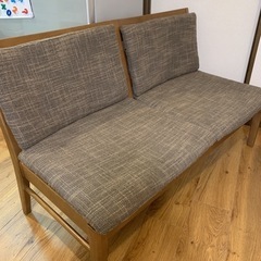 LDベンチロレイン　　ダイニングチェア　ソファー　2人　二人　ニトリの画像