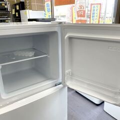 高年式 マクスゼン 138L 2ドア 冷蔵庫 JR138-ML01WH 2021年製 ホワイト 百四十Lクラス maxzen 札幌市手稲区の画像