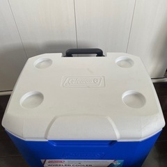  コールマン ホイールクーラー/60QT(ブルー/ホワイト)の画像