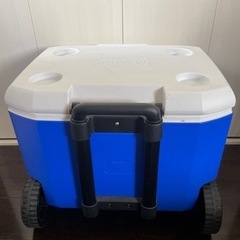  コールマン ホイールクーラー/60QT(ブルー/ホワイト)の画像