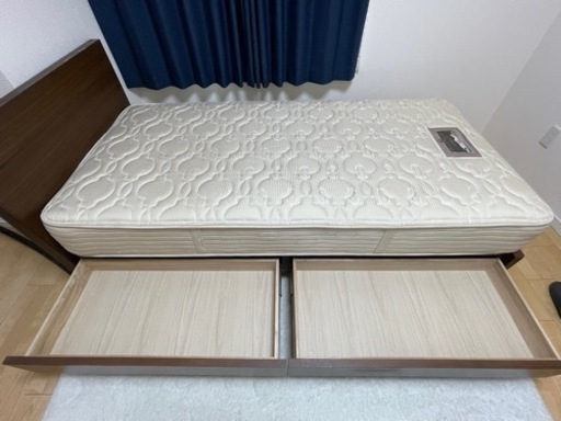 シモンズシングルベッド(マットレス+フレーム)