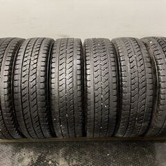 BS BLIZZAK W979 205/75R16 113/111L LT 16インチ トラックタイヤ スタッドレス 6本 2021年製 ライトトラック用 ダイナ エルフ等　(TD757)クレジットカード QRコード決済可能
