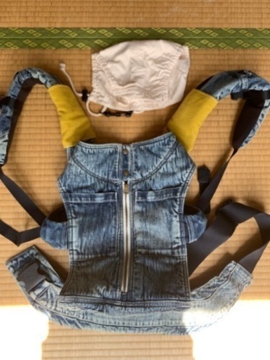 取引中。キューズベリー　抱っこ紐　デニム　made in JAPAN