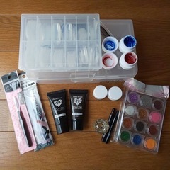 中古品　ネイルボックス色々付属品あり　セットの画像