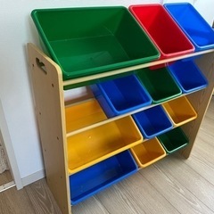 受け渡し予定者　決まりました　おもちゃ棚　トイザラス限定キッズオーガナイザーの画像