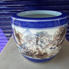 火鉢　サイズ約直径27cm高さ24cm　ekt4-30g