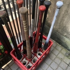 ヒビ入り　バット　素振り用